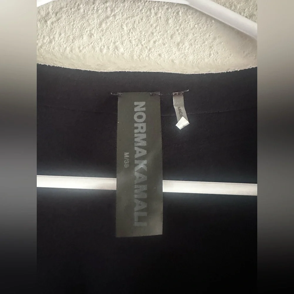 Norma Kamali Deep V Midnight  Jumpsuit - Picture 4 of 9